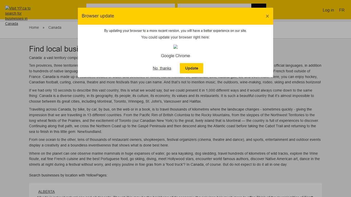 Search the Phonebook by Location: Find a Canada Business Listing YellowPages.ca